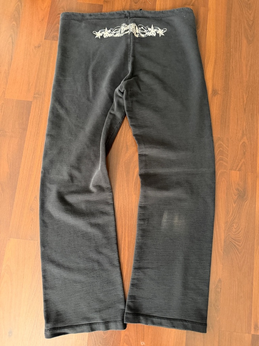 Vintage Y2K Straight Leg Pants — Black - Picture 2 of 3
